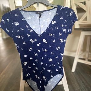 Forever 21 Floral Bodysuit